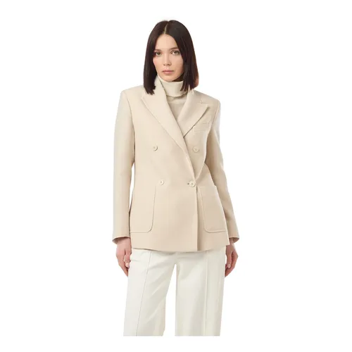 Cashmere Double-Breasted Jacket - Eleventy - Modalova