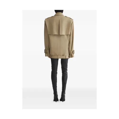 Buckle Double-breasted Jacket - Mugler - Modalova