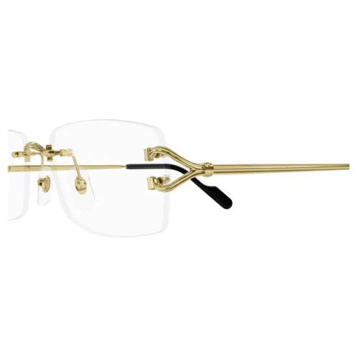 Signature C Rimless Rectangular Frame - Cartier - Modalova