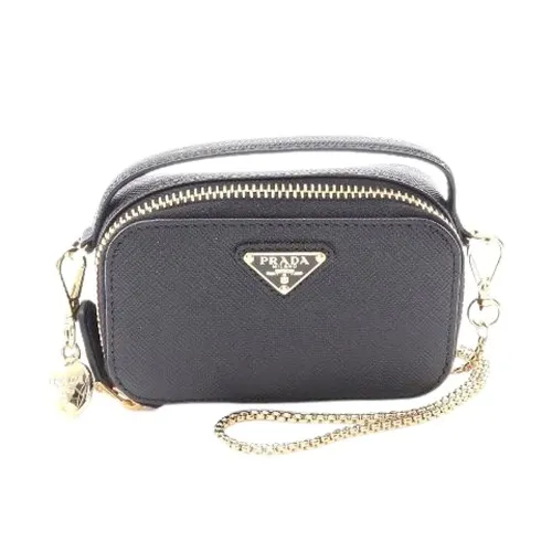 Pre-owned Leather Mini Bag - Prada Vintage - Modalova