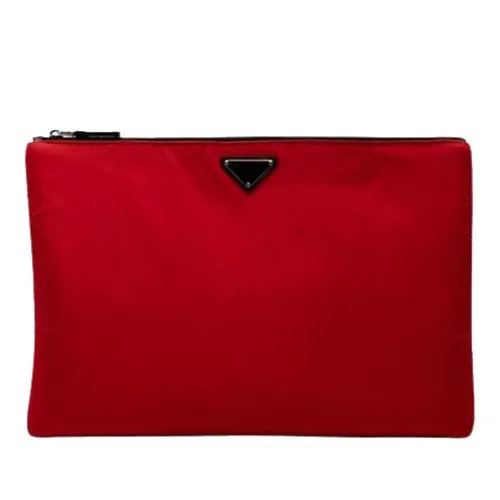 Pre-owned Nylon Clutch - Prada Vintage - Modalova