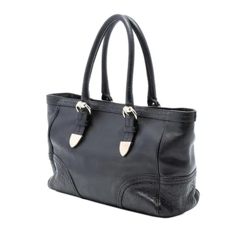 Pre-owned Leather totes - Gucci Vintage - Modalova