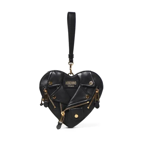 Biker Heart Bag - Moschino - Modalova
