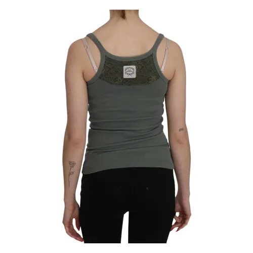 Spaghetti Strap Tank Top - Pink Memories - Modalova