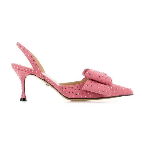 Le Cadeau Suede Slingback Pumps - Mach & Mach - Modalova