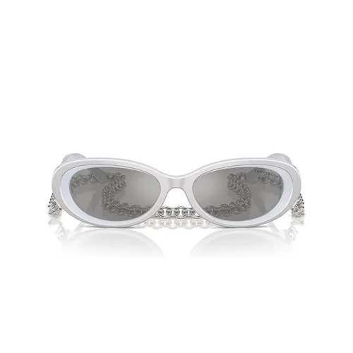 Silver/Grey Sunglasses - Tiffany - Modalova