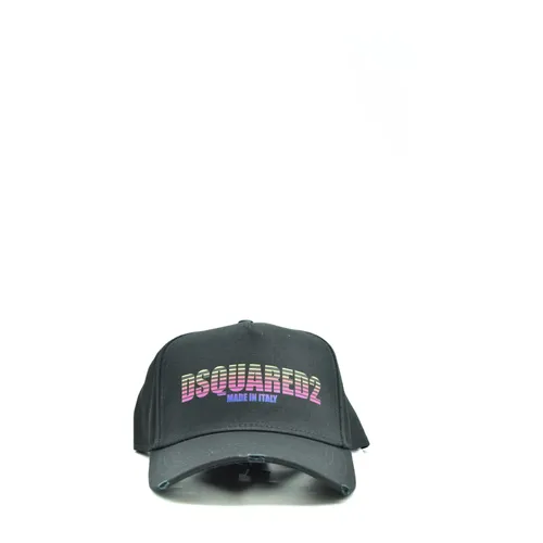 Black Cotton Hats Made in CN - Dsquared2 - Modalova