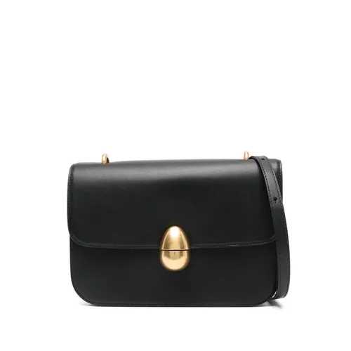 Black Foldover Shoulder Bag - Neous - Modalova