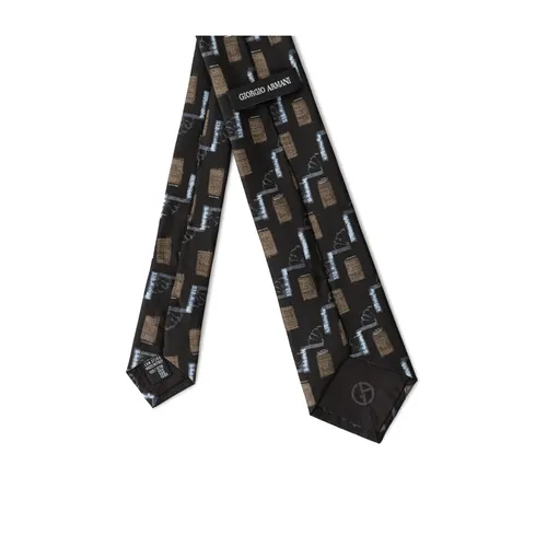 Silk Necktie - Giorgio Armani - Modalova