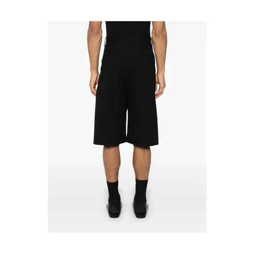 Black Button Zip Belt Loop Pants - Studio Nicholson - Modalova