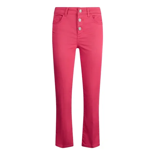 Flare Bottom Up Cropped Pants - Liu Jo - Modalova