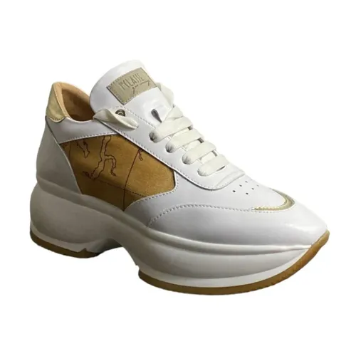 White Low Top Sneakers - Alviero Martini 1a Classe - Modalova