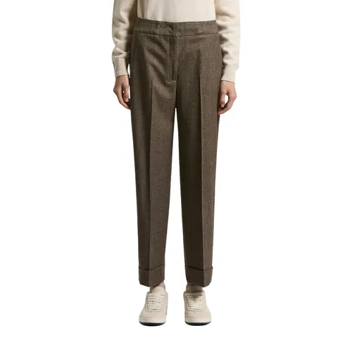 Cuffed-Hem Trousers - Peserico - Modalova