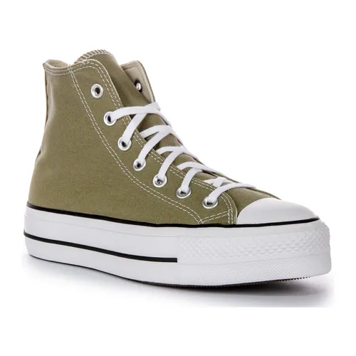 High Top Olive Green Platform Sneakers - Converse - Modalova
