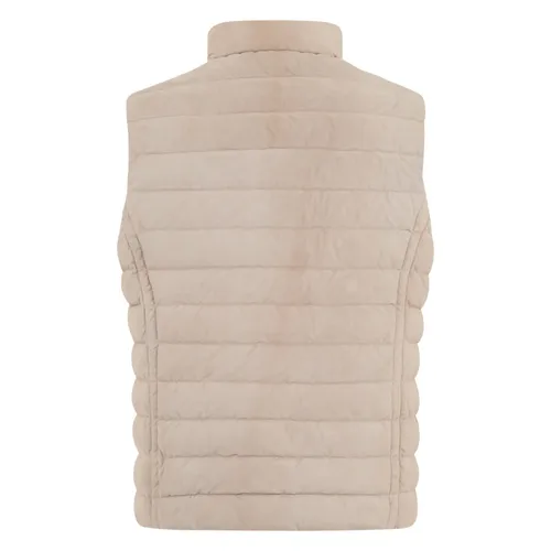 Padded Gilet with Zip and Collar - Moorer - Modalova