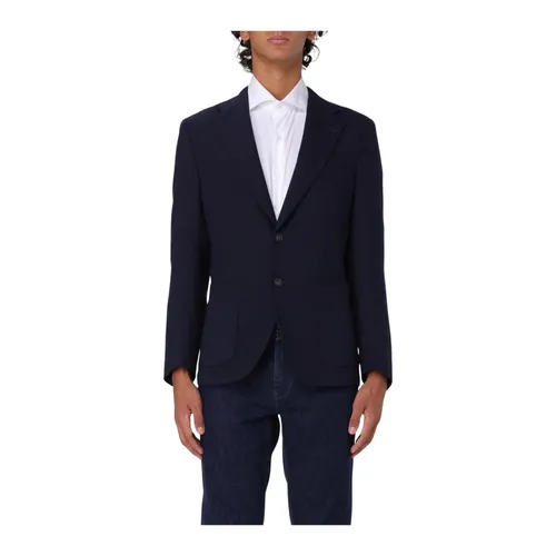 Blue Classic Blazer for Men - Fay - Modalova