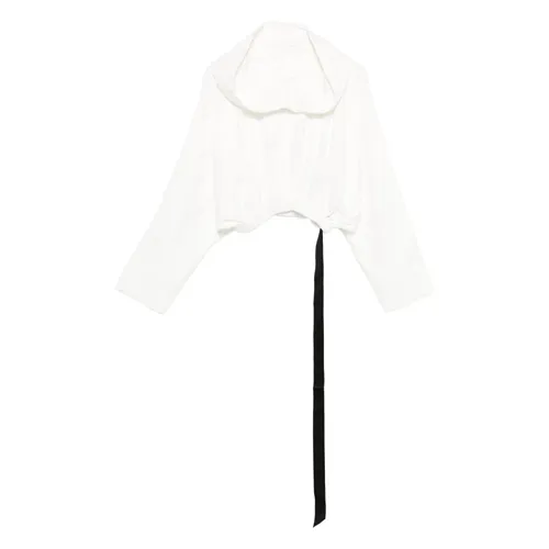 Cropped Hooded Tunic - Rick Owens - Modalova
