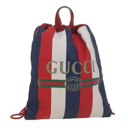 Pre-owned Canvas backpacks - Gucci Vintage - Modalova