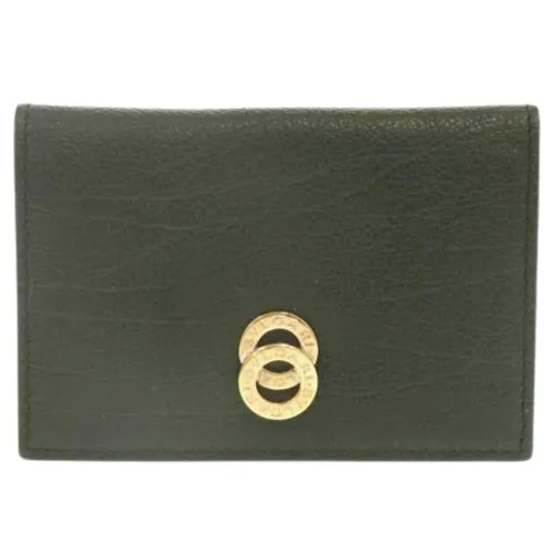 Pre-owned Leather Wallet - Bvlgari Vintage - Modalova