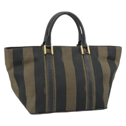 Pre-owned Vintage Canvas Tote Bag - Fendi Vintage - Modalova