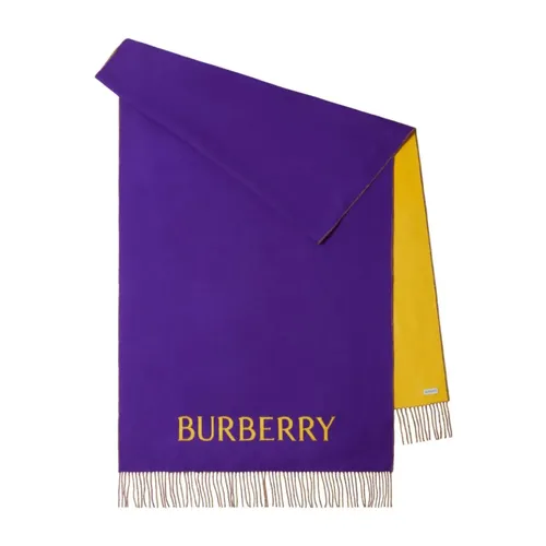 Reversible Scarf with Rose - Burberry - Modalova