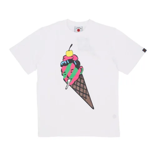 Cone Man Tee Camiseta Blanca - Icecream - Modalova