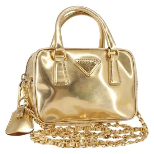 Pre-owned Leather Mini Bag - Prada Vintage - Modalova
