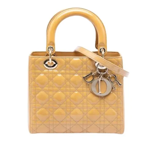 Pre-owned Vintage Leather Handbag - Dior Vintage - Modalova