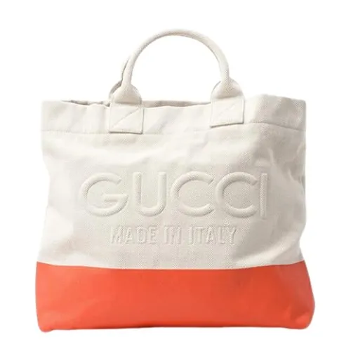 Pre-owned Canvas Tote Bag - Gucci Vintage - Modalova