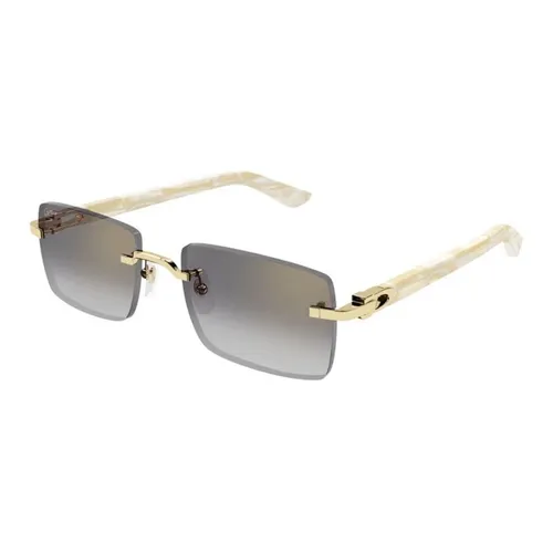 Rectangle Frame Sunglasses - Cartier - Modalova