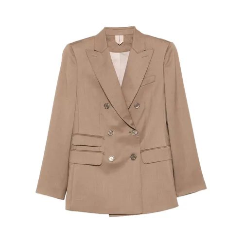 Double-Breasted Wool Twill Blazer - Max Mara - Modalova