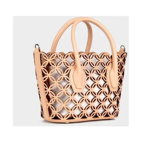 Sepia Leather Micro Porter Bag - Marina Raphael - Modalova