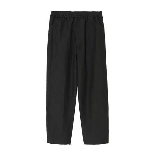 Black Linen-Wool Blend Trousers - Undercover - Modalova