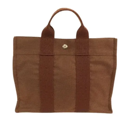 Pre-owned Canvas Tote - Hermès Vintage - Modalova