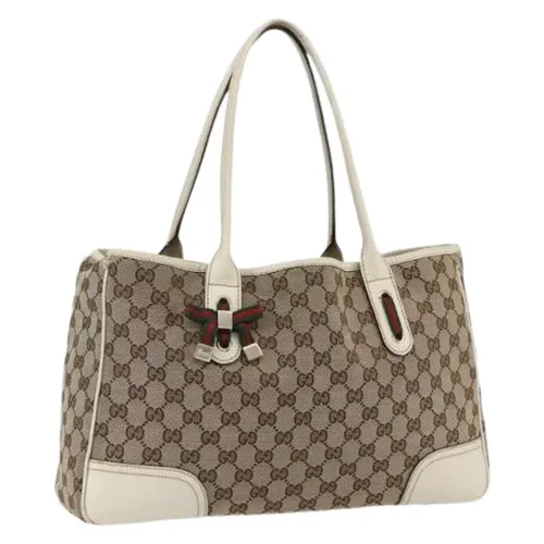 Pre-owned Canvas Handbag - Gucci Vintage - Modalova