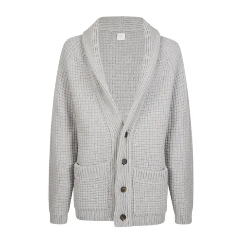 Cashmere Shawl Collar Cardigan - Eleventy - Modalova