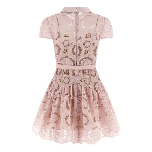 Floral Lace Mini Dress - Self Portrait - Modalova