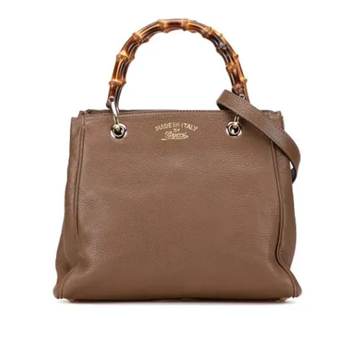Pre-owned Leather Handbag - Gucci Vintage - Modalova