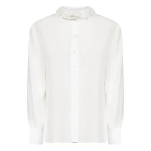 Cotton Poplin Shirt - Saint Laurent - Modalova