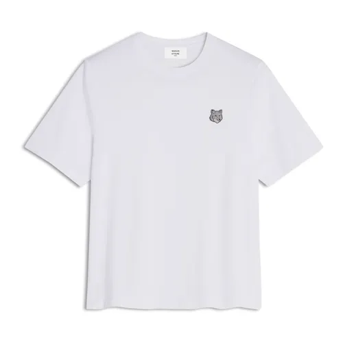 Comfortable Fox Head Patch T-shirt - Maison Kitsuné - Modalova