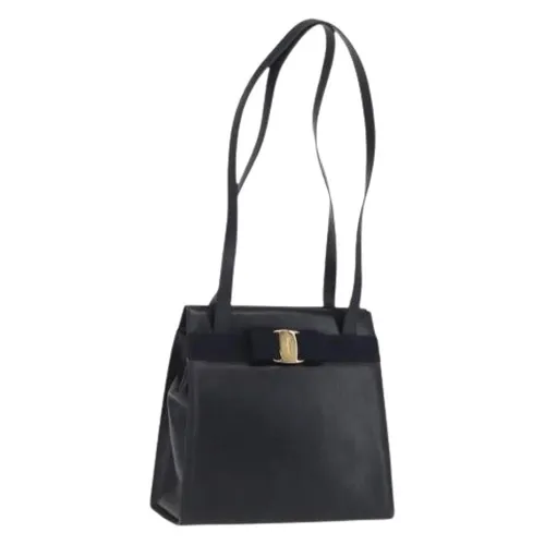 Pre-owned Leather Shoulder Bag - Salvatore Ferragamo Pre-owned - Modalova
