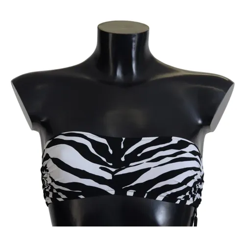 Zebra Bandeau Bikini Top - Dolce & Gabbana - Modalova