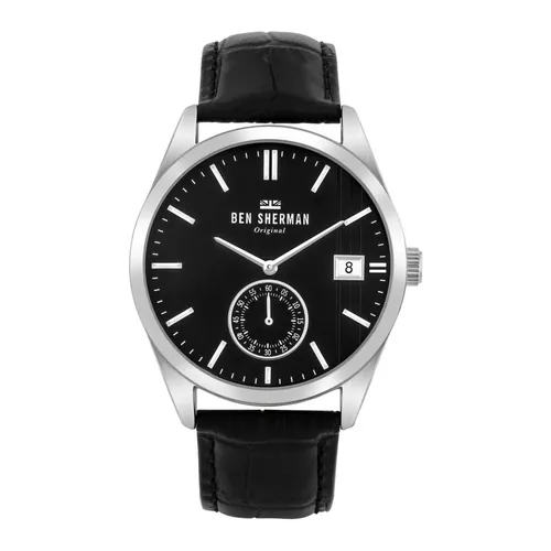 Luxury Leather Quartz Watch - Ben Sherman - Modalova