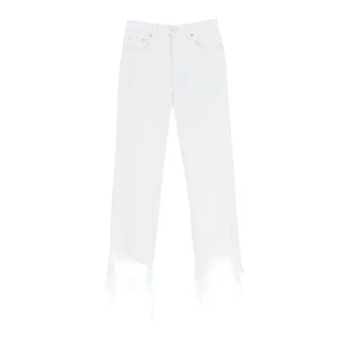 Destroyed Hem Jeans - Stella McCartney - Modalova
