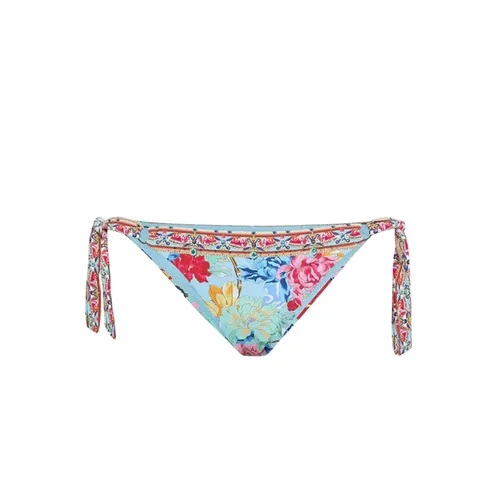 Patterned Bikini Bottom with Ring Tie - Camilla - Modalova