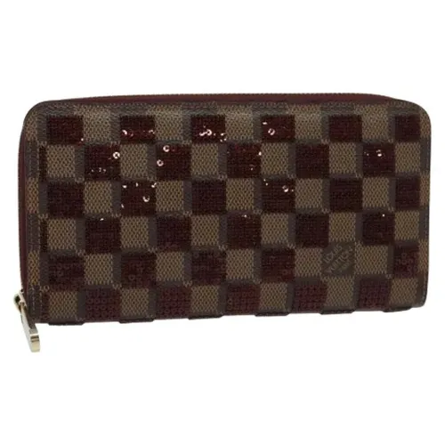 Pre-owned Damier Ebene Long Wallet - Louis Vuitton Vintage - Modalova