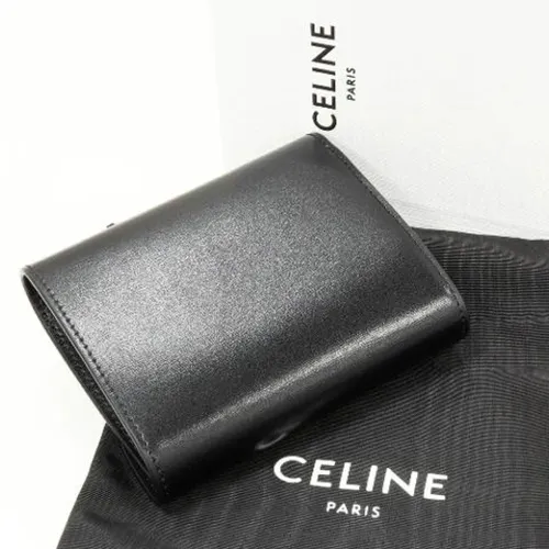 Pre-owned Leather Wallet - Celine Vintage - Modalova
