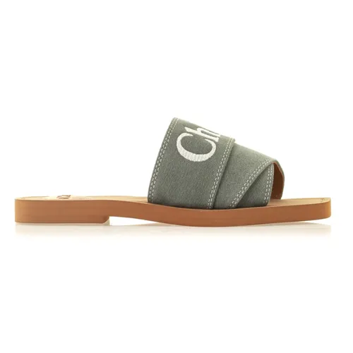 Logo Woody Sandals - Chloé - Modalova