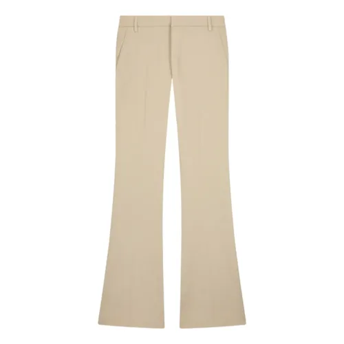 Beige Bootcut High Waist Chino - Dondup - Modalova