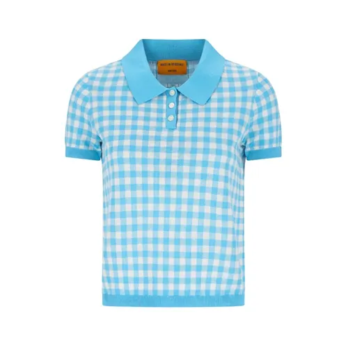 Gingham Shrunken Polo - Guest In Residence - Modalova